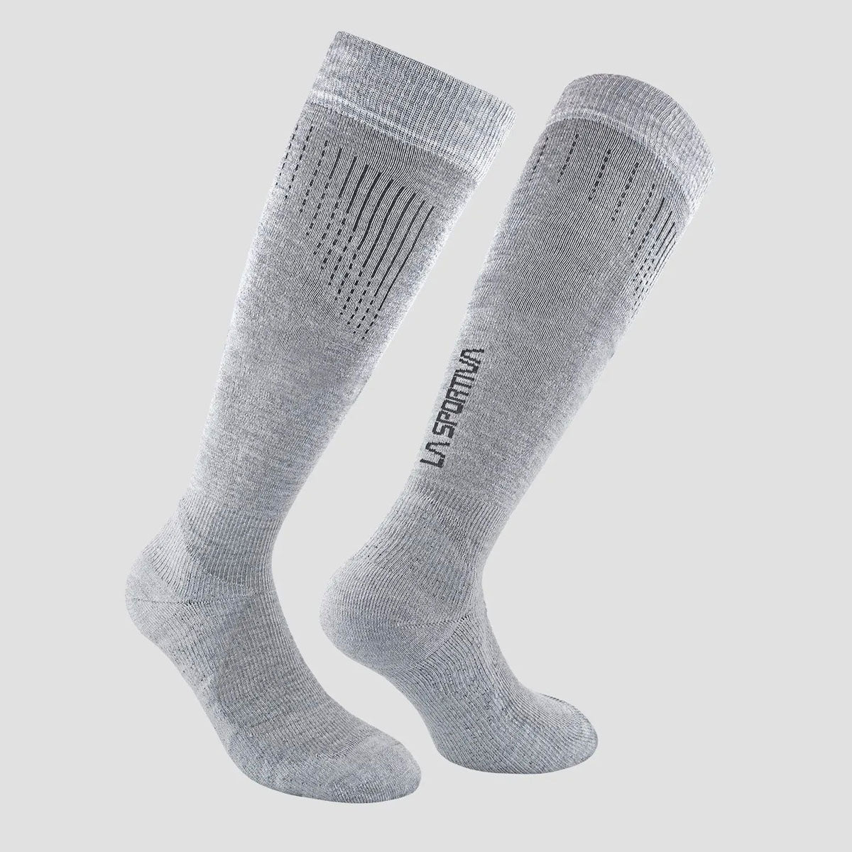 La Sportiva Wool Thermo Calze Unisex – Light Grey Onyx, vista frontale