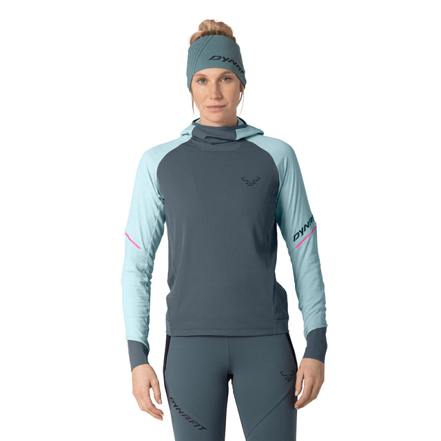 Dynafit Maglia A Manica Lunga Con Cappuccio Alpine Donna