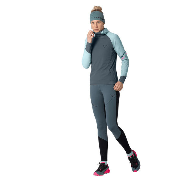 Dynafit Maglia A Manica Lunga Con Cappuccio Alpine Donna