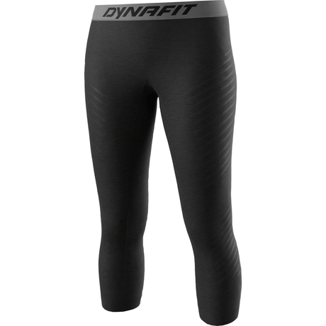 Dynafit Tour Light Merino Calzamaglia 3/4 Donna – Black Out, vista frontale