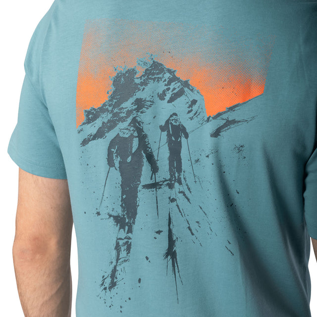 Dynafit T-shirt in cotone con grafica sul retro uomo