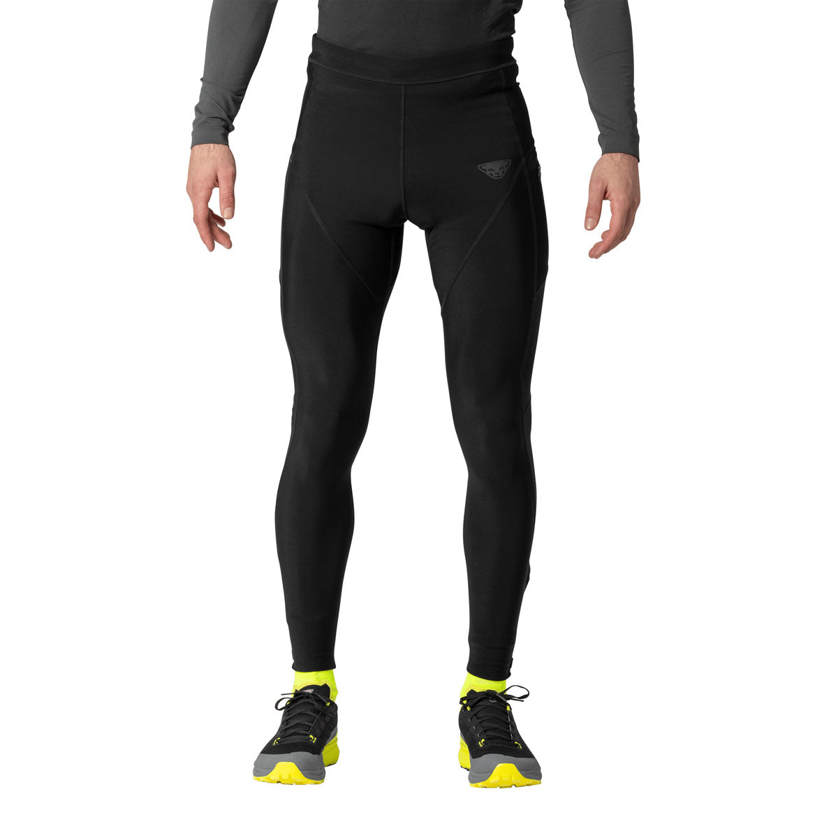 Dynafit Winter Running Leggings Uomo – Black Out, vista frontale