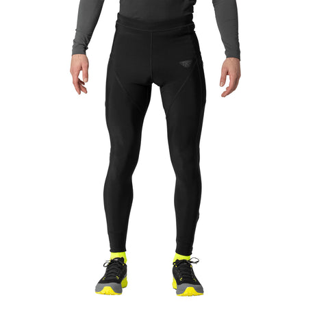 Dynafit Winter Running Leggings Uomo – Black Out, vista frontale