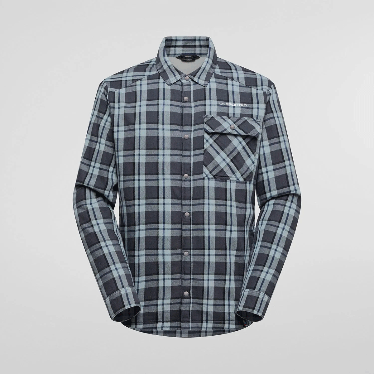 La Sportiva Rambler Lined Camicia in Flanella Uomo – Onyx Chalk, vista frontale