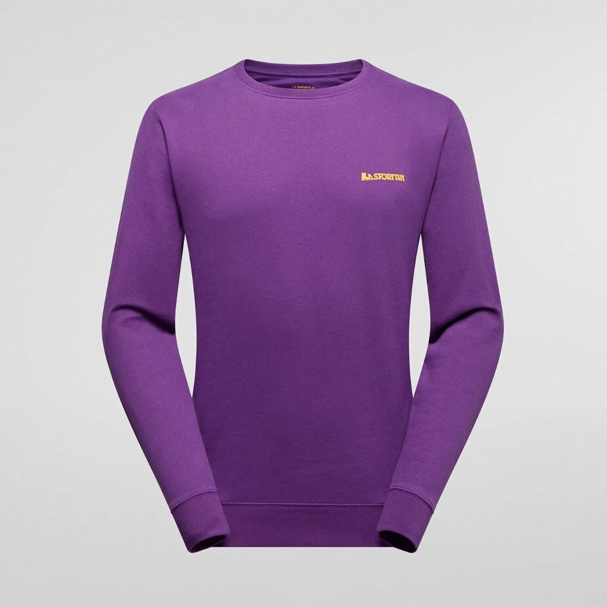 La Sportiva Climbing On the Moon Felpa Uomo – Viola Giallo, dettaglio 1