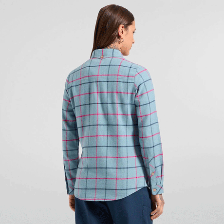 La Sportiva Rambler Light Camicia in Flanella Donna – Limestone Night Sky, dettaglio 2
