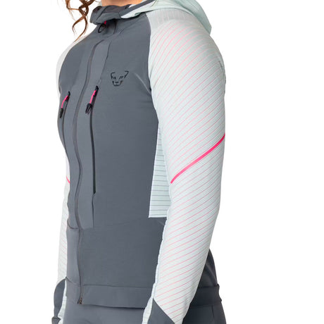 Dynafit Mezzalama Race Giacca da Scialpinismo Donna – Cloud Blue, dettaglio 4