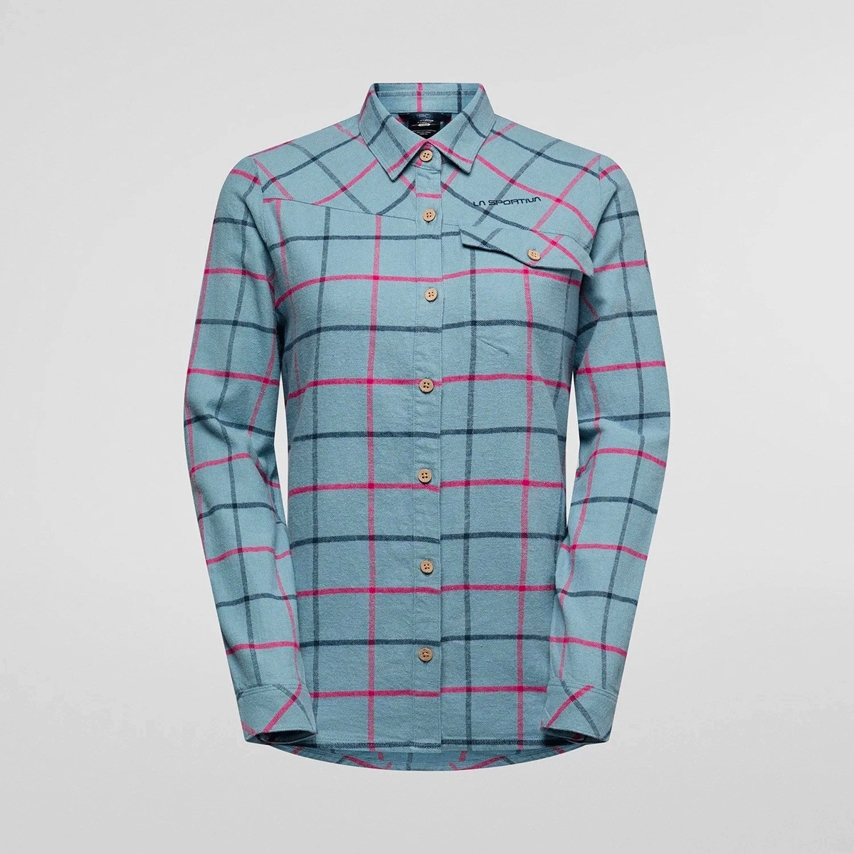 La Sportiva Rambler Light Camicia in Flanella Donna – Limestone Night Sky, dettaglio 3