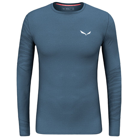 Salewa Cristallo Warm AMR T-Shirt M - Dark Denim