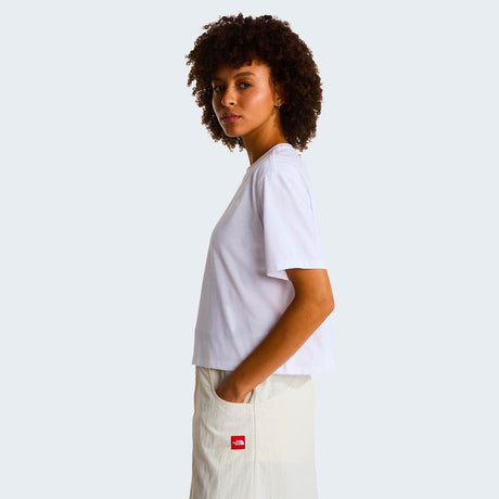 THE NORTH FACE T-Shirt Evolution Simple Dome Cropped Relaxed da donna
