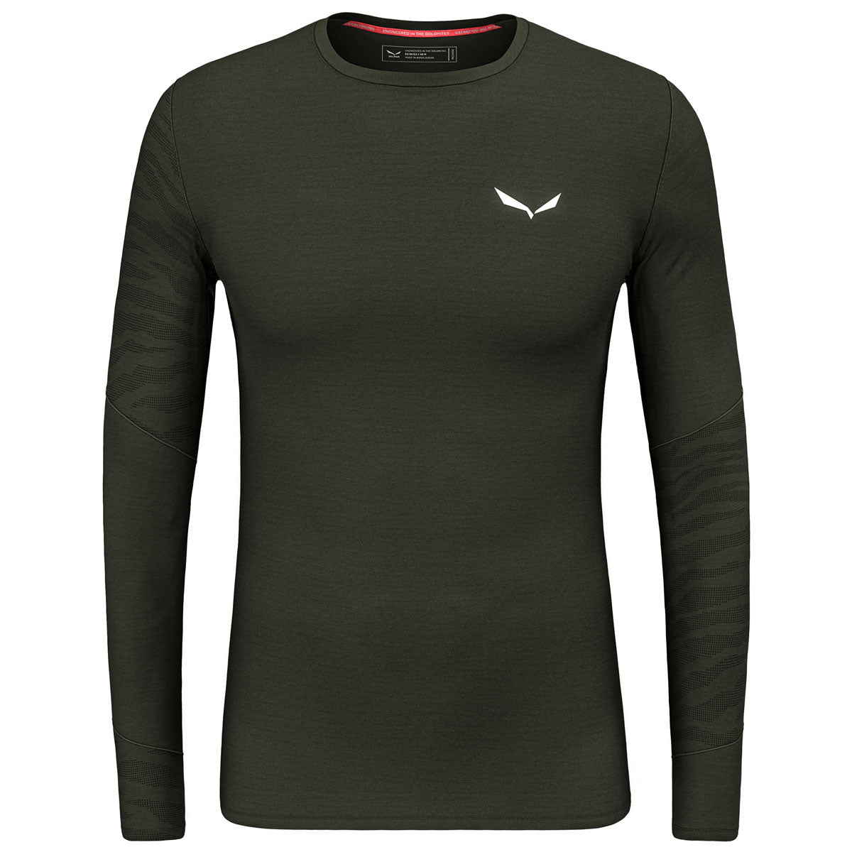 Salewa Cristallo Warm AMR T-Shirt M - Dark Olive