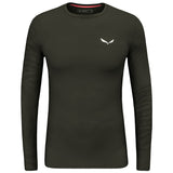 Salewa Cristallo Warm AMR T-Shirt M - Dark Olive