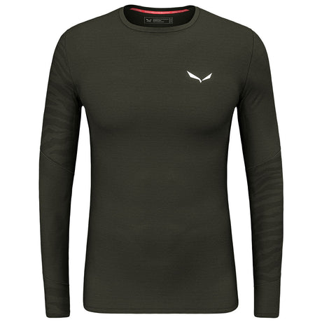 Salewa Cristallo Warm AMR T-Shirt M - Dark Olive