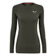 Salewa Cristallo Warm AMR T-Shirt Donna - Dark Olive