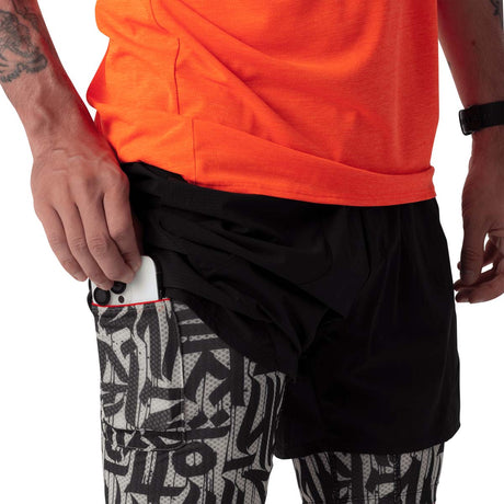 DYNAFIT Pantaloncini per Trail Running 2 in 1 da uomo