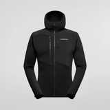 La Sportiva Lucendro Thermal Felpa con Cappuccio Uomo – Black Chalk, vista frontale