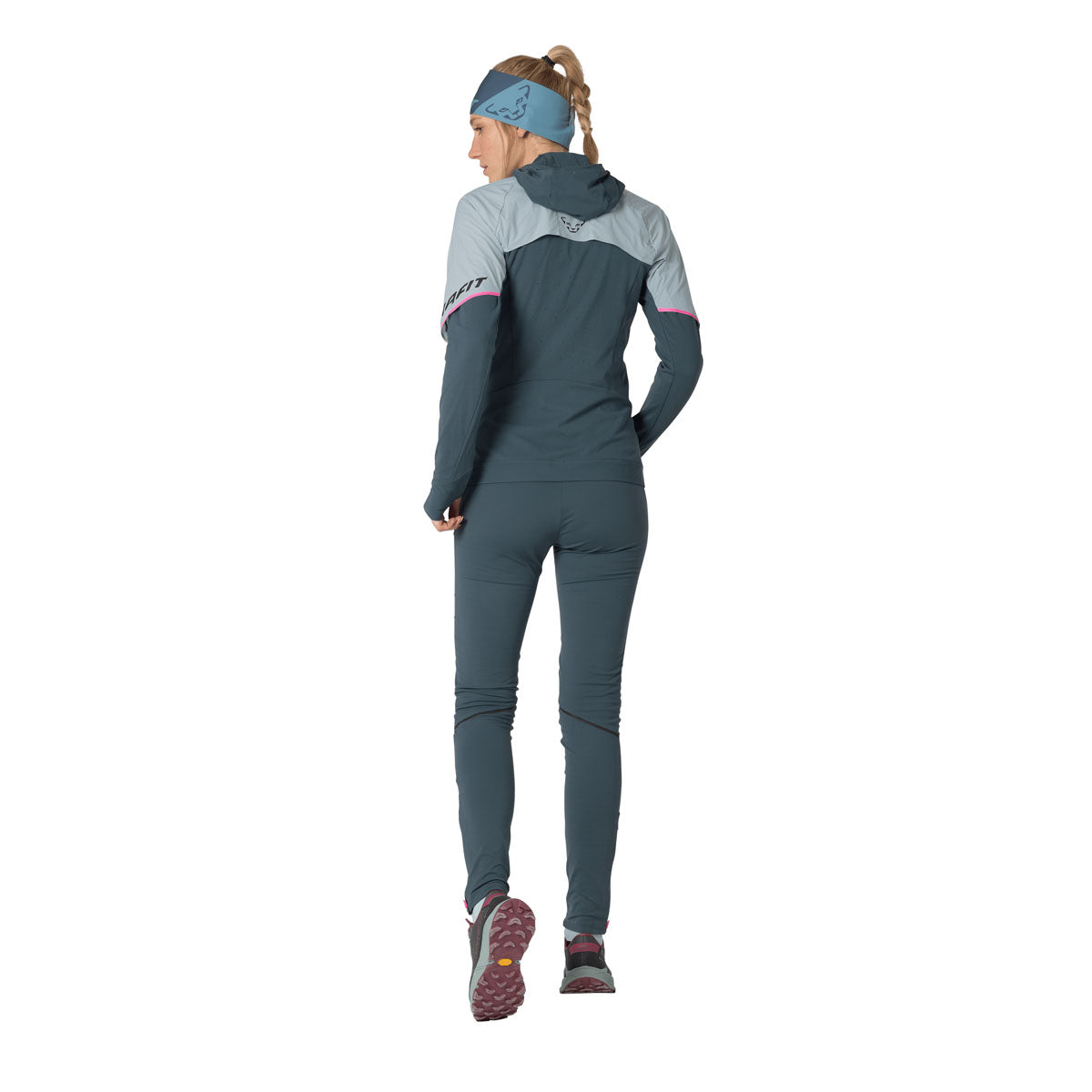 Dynafit Alpine Hybrid Giacca Donna – Cloud Blue, dettaglio 4