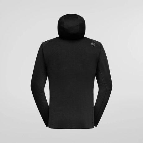 La Sportiva Lucendro Thermal Felpa con Cappuccio Uomo – Black Chalk, dettaglio 1