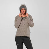 SALEWA Sarner Undyed Wool Giacca con Cappuccio donna