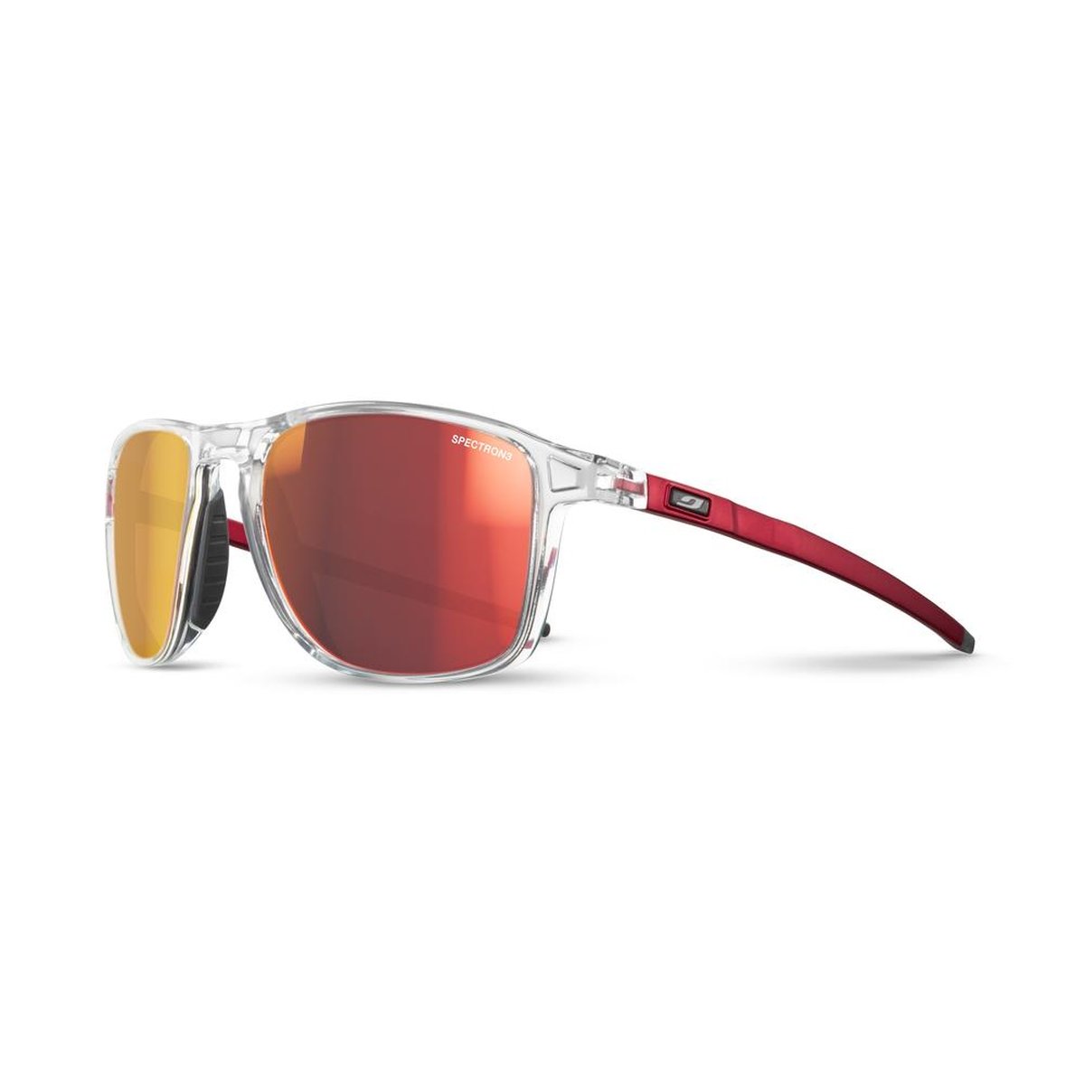 Julbo Compass Occhiali da Sole Unisex Spectron 3 – Cristallo/Rosso, dettaglio 5