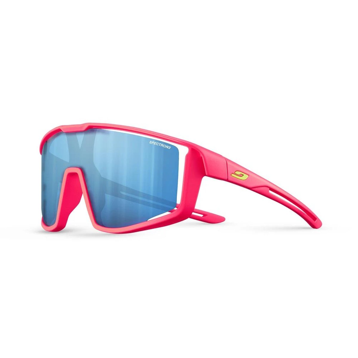 Julbo Fury Junior Occhiali da Sole Bambino 7-12 anni Spectron 3 – Rosa Fluo Opaco, dettaglio 2