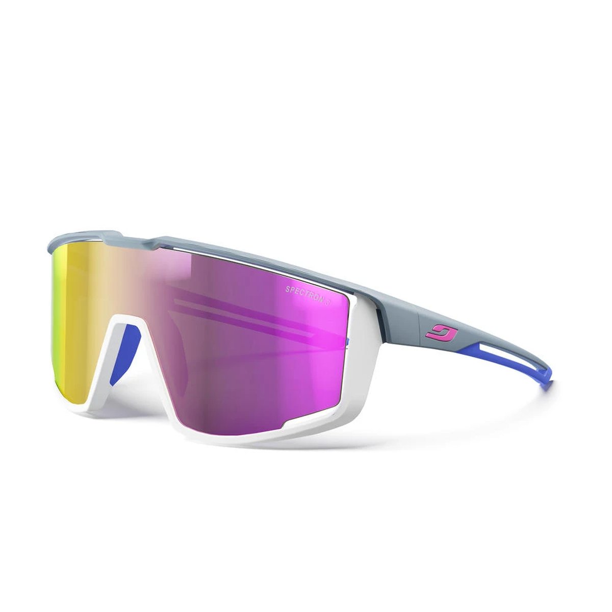 Julbo Fury Occhiali da Sole Unisex Spectron 3 – Grigio Scuro/Grigio Chiaro/Blu, dettaglio 1