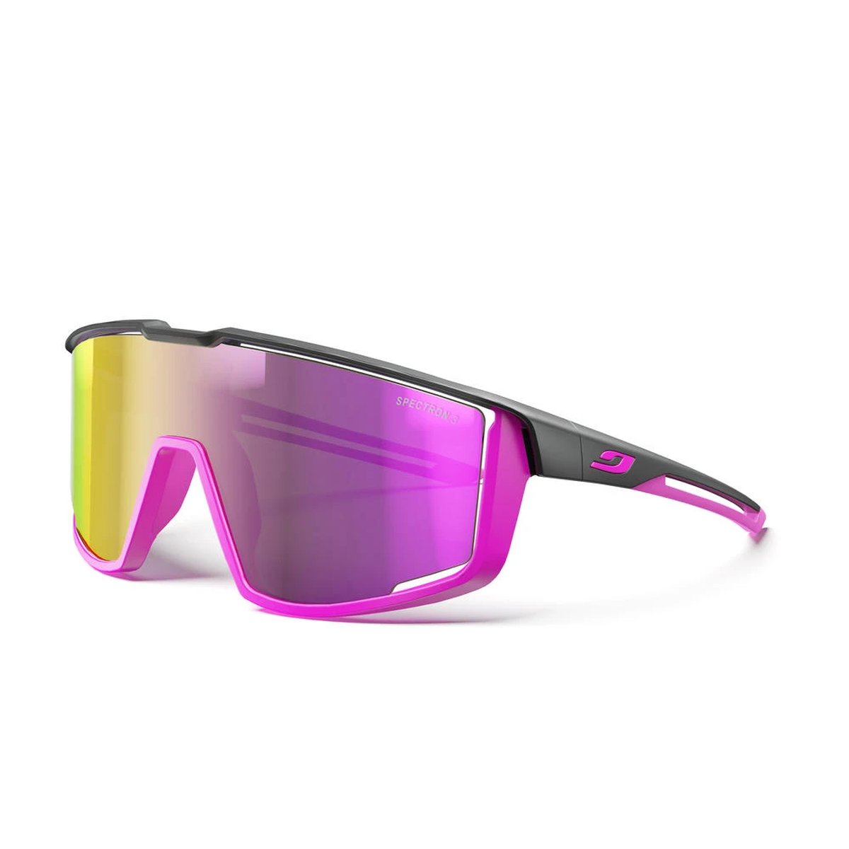 Julbo Fury Occhiali da Sole Unisex Spectron 3 – Nero/Rosa, dettaglio 1