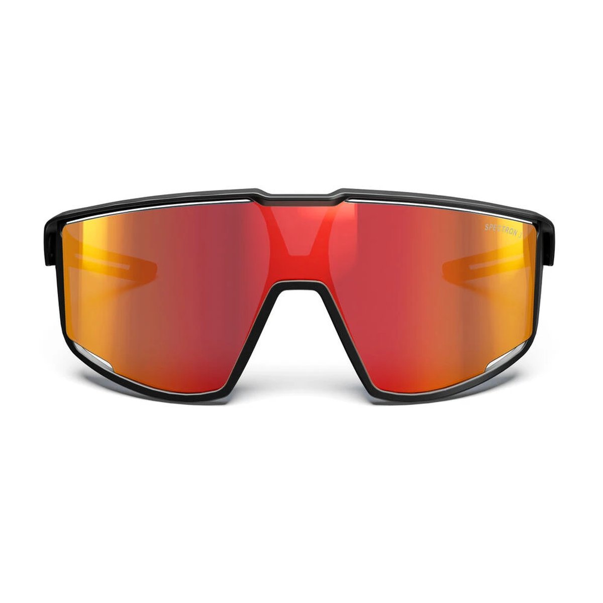 Julbo Fury Occhiali da Sole Unisex Spectron 3 – Nero/Rosso, vista frontale