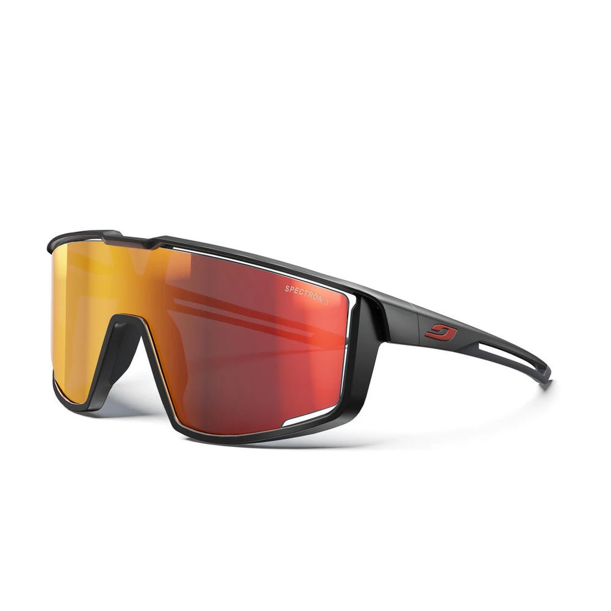 Julbo Fury Occhiali da Sole Unisex Spectron 3 – Nero/Rosso, dettaglio 1