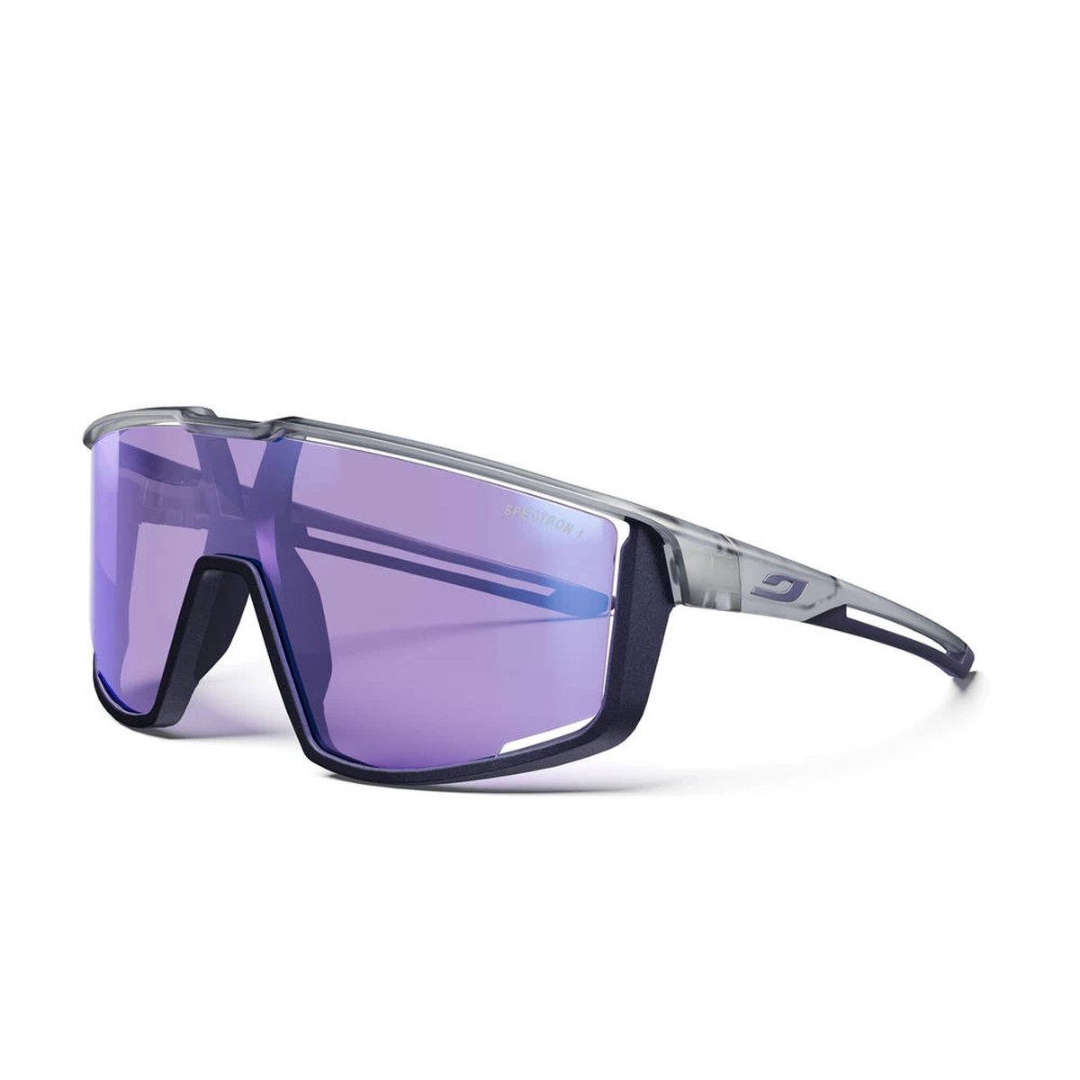 Julbo Fury Occhiali da Sole Unisex Spectron HD 1 – Grigio/Viola, dettaglio 1