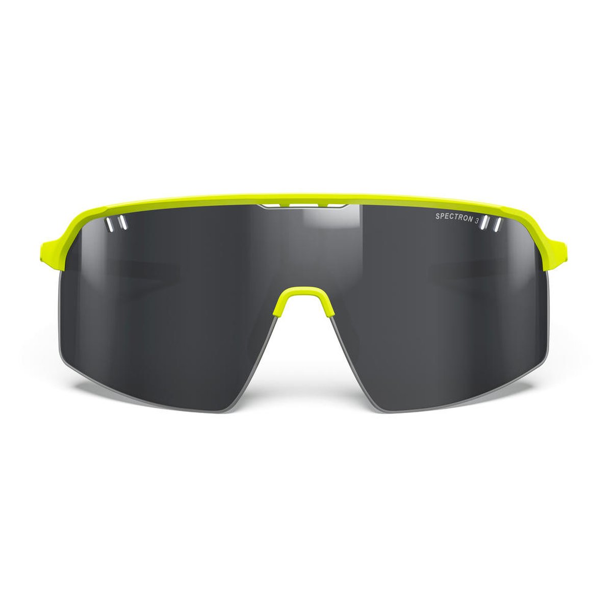 Julbo Intensity Occhiali da Sole Unisex Spectron 3 – Giallo Fluo Opaco, vista frontale