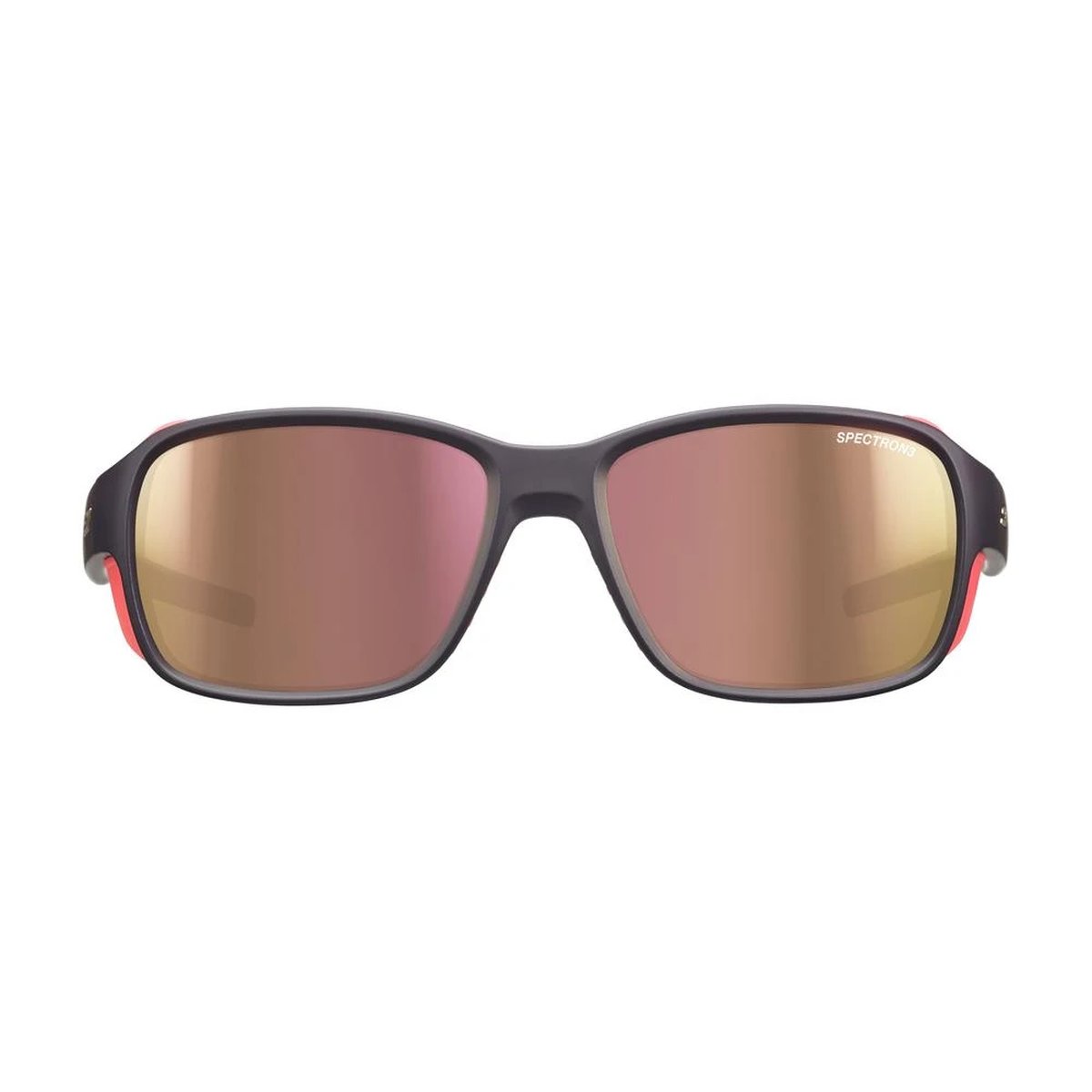Julbo Monterosa 2 Occhiali da Sole Donna Spectron 3 – Viola Scuro/Rosa, vista frontale