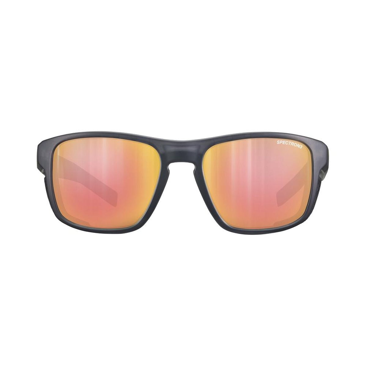 Julbo Shield M Occhiali da Sole Unisex Spectron 3 – Grigio/Rosa, vista frontale