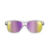 Julbo Turn 2 Occhiali da Sole Bambino 4-6 anni Spectron 3 – Cristallo/Viola Traslucido Opaco, vista frontale