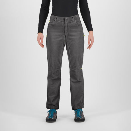 Karpos Cassia Pantaloni in Velluto Donna - Smoked