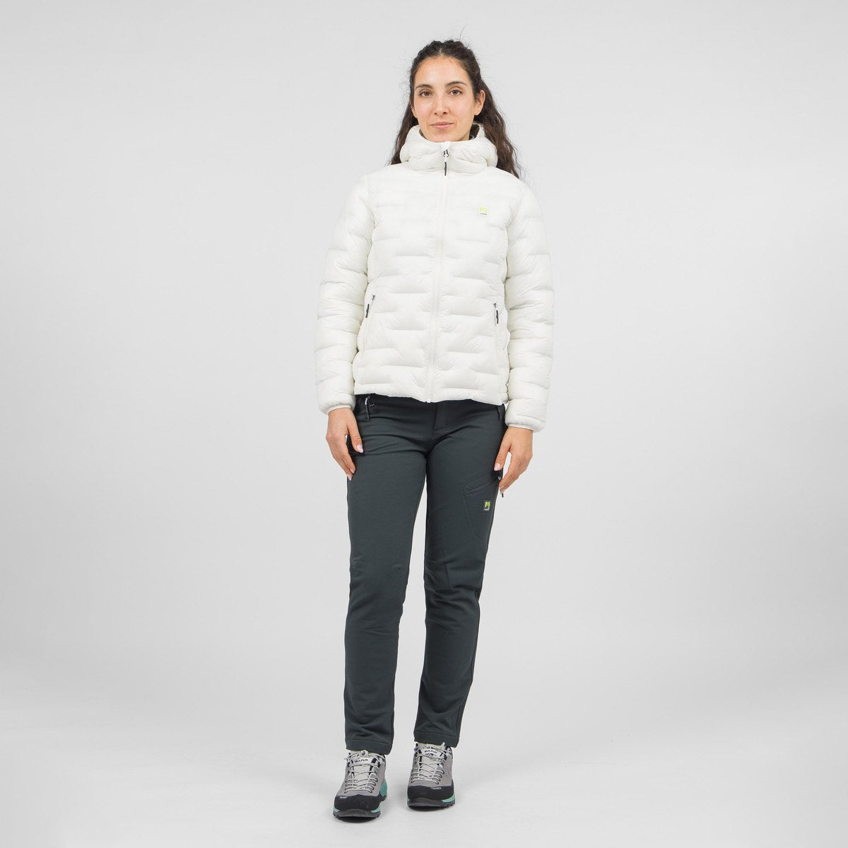 Karpos Valparola Giacca Termica con Cappuccio Donna - Vaporous Gray - immagine 7