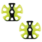 Leki Big Mountain Binding Rondelle Scialpinismo 95 mm – Giallo neon/Nero, dettaglio 1