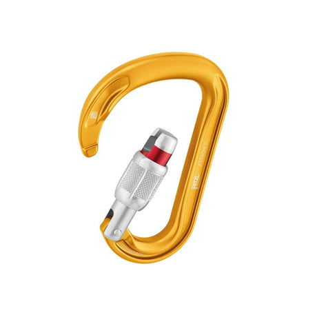 PETZL Attache Screw Lock Yellow