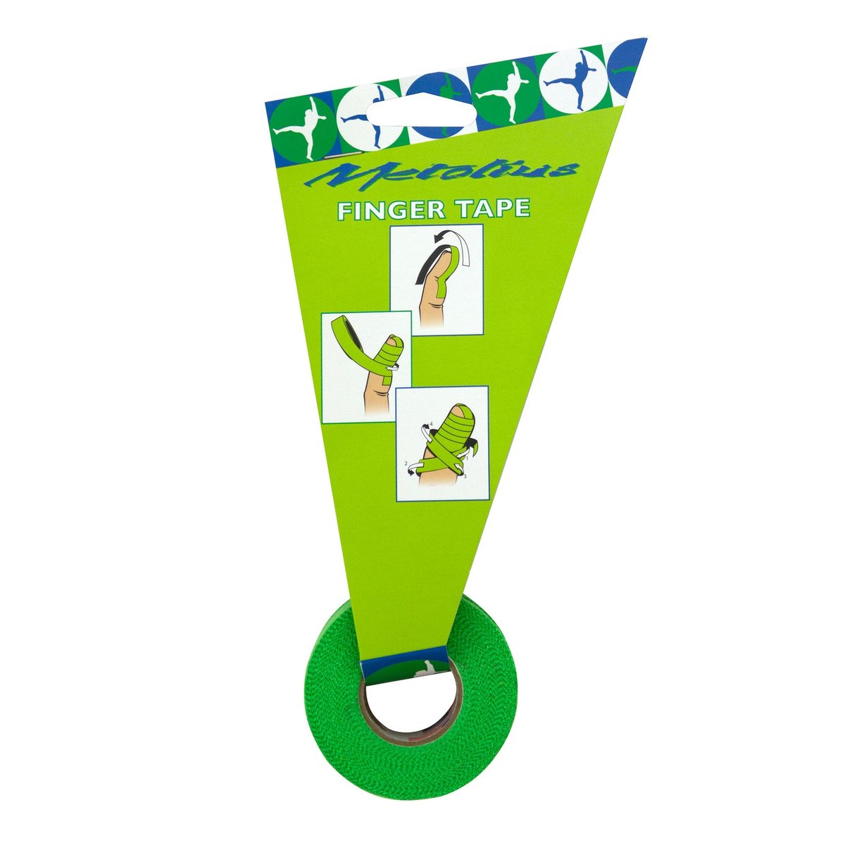 Metolius Finger Tape Nastro per Dita 13 mm Verde lime – vista frontale