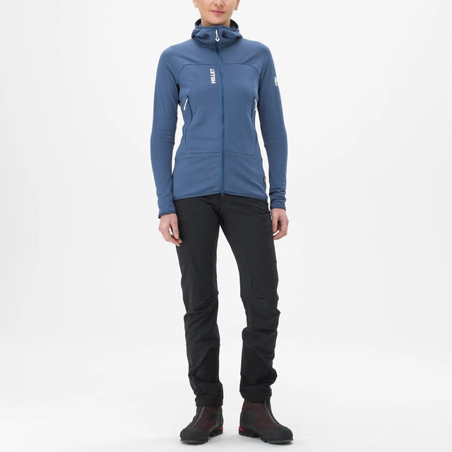 Millet fusion grid fullzip hoody sweater woman