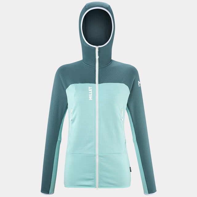 Millet fusion grid fullzip hoody sweater woman