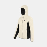 Montura Sherpa Maglia Felpa con Cappuccio Donna – Panna, vista laterale