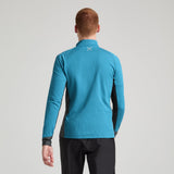 Montura Thermic 2 Maglia Pile Mezza Zip Uomo – Steel Blue, indossato retro
