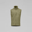 Norrøna Trollveggen Warm3 Gilet in Pile Uomo – Deep Lichen Green, vista frontale