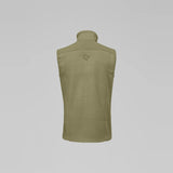 Norrøna Trollveggen Warm3 Gilet in Pile Uomo – Deep Lichen Green, dettaglio 2