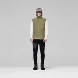 Norrøna Trollveggen Warm3 Gilet in Pile Uomo – Deep Lichen Green, dettaglio 3