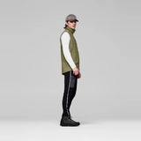 Norrøna Trollveggen Warm3 Gilet in Pile Uomo – Deep Lichen Green, dettaglio 6