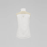 Norrøna Trollveggen Warm3 Gilet in Pile Donna – Whisper White Oatmeal, dettaglio 2