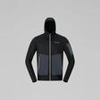 Norrøna Falketind Warm2 Stretch Hood Felpa in Pile Uomo – Caviar Black, vista frontale