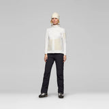 Norrøna Falketind Warm2 Stretch Hood Felpa in Pile Donna – Snow White, dettaglio 3